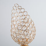 Maxbell 4x Petal Mosaic Candle Holder Table Candlestick Stand for Home Decor 2 sizes