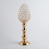 Maxbell 4x Petal Mosaic Candle Holder Table Candlestick Stand for Home Decor 2 sizes