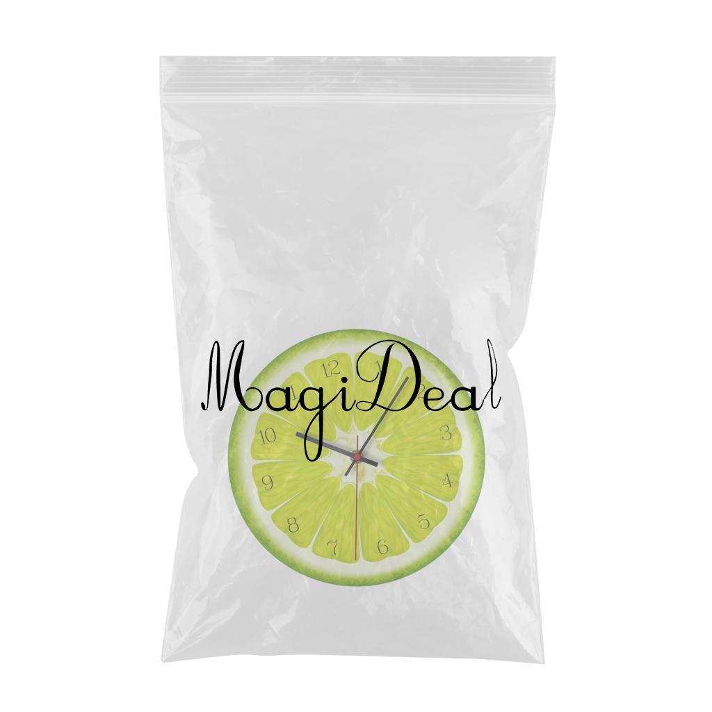 Maxbell Maxbell Acrylic Fruit Wall Clock for Living Room Decor Lemon