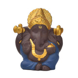 Maxbell Sandstone Ganesha Statue Elephant Figurine Buddha Deity Sculpture Ornament A
