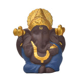 Maxbell Sandstone Ganesha Statue Elephant Figurine Buddha Deity Sculpture Ornament A