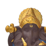 Maxbell Sandstone Ganesha Statue Elephant Figurine Buddha Deity Sculpture Ornament A