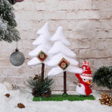 Maxbell Novel Mini Christmas Tree Snowman Xmas Desktop Decoration Decor Gift White 2 Tree