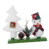 Maxbell Novel Mini Christmas Tree Snowman Xmas Desktop Decoration Decor Gift White 1 Tree