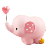 Maxbell Cute Resin Small Elephant Figurines Indoor Desktop Decoration Pink