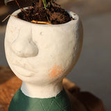 Maxbell 2Pcs Succulent Planter Bonsai Pot Succulent Plant Pot for Garden Decoration