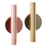 Maxbell Wall-Mounted Flower Tube for Flower Display Wall Metal Vase Holder Rose Gold