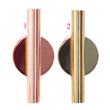 Maxbell Wall-Mounted Flower Tube for Flower Display Wall Metal Vase Holder Rose Gold