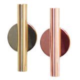 Maxbell Wall-Mounted Flower Tube for Flower Display Wall Metal Vase Holder Rose Gold