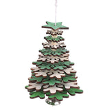 Maxbell Christmas Tree Hanging Ornament Holiday Tree DIY Crafts Snowflake_Green