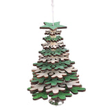 Maxbell Christmas Tree Hanging Ornament Holiday Tree DIY Crafts Snowflake_Green