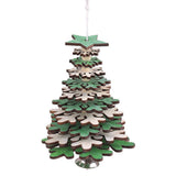 Maxbell Christmas Tree Hanging Ornament Holiday Tree DIY Crafts Snowflake_Green