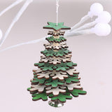 Maxbell Christmas Tree Hanging Ornament Holiday Tree DIY Crafts Snowflake_Green
