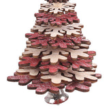 Maxbell Christmas Tree Hanging Ornament Holiday Tree DIY Crafts Snowflake_Red