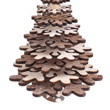 Maxbell Christmas Tree Hanging Ornament Holiday Tree DIY Crafts Snowflake_Khaki