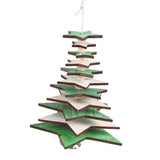 Maxbell Christmas Tree Hanging Ornament Holiday Tree DIY Crafts Star_Green