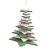 Maxbell Christmas Tree Hanging Ornament Holiday Tree DIY Crafts Star_Green