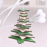 Maxbell Christmas Tree Hanging Ornament Holiday Tree DIY Crafts Star_Green