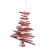Maxbell Christmas Tree Hanging Ornament Holiday Tree DIY Crafts Star_Red