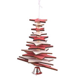 Maxbell Christmas Tree Hanging Ornament Holiday Tree DIY Crafts Star_Red