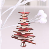 Maxbell Christmas Tree Hanging Ornament Holiday Tree DIY Crafts Star_Red