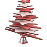Maxbell Christmas Tree Hanging Ornament Holiday Tree DIY Crafts Star_Red