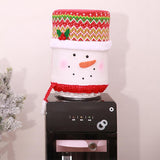 Maxbell Non-woven Fabric Cover Protector for Water Dispenser Bucket Christmas Snowman