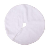 Maxbell White Christmas Tree Plush Skirt for Christmas Holiday Party Decoration L
