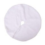 Maxbell White Christmas Tree Plush Skirt for Christmas Holiday Party Decoration L
