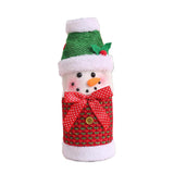 Maxbell Christmas Wine Bottle Sleeve Holder Cover for Christmas Table Decor Snowman