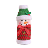 Maxbell Christmas Wine Bottle Sleeve Holder Cover for Christmas Table Decor Snowman