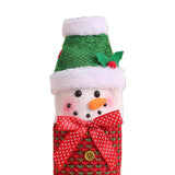 Maxbell Christmas Wine Bottle Sleeve Holder Cover for Christmas Table Decor Snowman