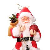 Maxbell Resin Santa Claus Pendants for Christmas Tree Hanging Ornament Red