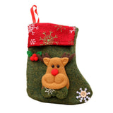 Maxbell Non-woven Fabric Christmas Stockings Xmas Decor Pendant Gift Bag Elk