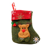 Maxbell Non-woven Fabric Christmas Stockings Xmas Decor Pendant Gift Bag Elk