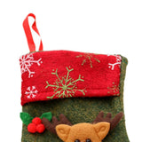 Maxbell Non-woven Fabric Christmas Stockings Xmas Decor Pendant Gift Bag Elk