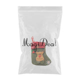 Maxbell Non-woven Fabric Christmas Stockings Xmas Decor Pendant Gift Bag Elk