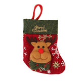 Maxbell Non-woven Cloth Christmas Stockings Xmas Decor Supplies Gift Bag Elk