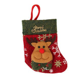 Maxbell Non-woven Cloth Christmas Stockings Xmas Decor Supplies Gift Bag Elk