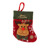 Maxbell Non-woven Cloth Christmas Stockings Xmas Decor Supplies Gift Bag Elk