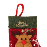 Maxbell Non-woven Cloth Christmas Stockings Xmas Decor Supplies Gift Bag Elk