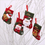 Maxbell Non-woven Cloth Christmas Stockings Xmas Decor Supplies Gift Bag Elk