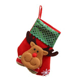 Maxbell Christmas Stockings Personal Sequin Design Xmas Stockings Elk Deer