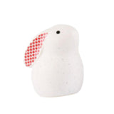 Fashion Lovely White Ceramic Rabbit Sculpture Miniature Figurine Home Decor