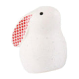 Fashion Lovely White Ceramic Rabbit Sculpture Miniature Figurine Home Decor