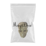 Maxbell Collectable Resin Skull Figurine Statue Halloween Party Ornaments Golden
