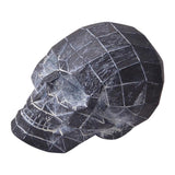 Maxbell Collectable Resin Skull Figurine Statue Halloween Party Ornaments Silver