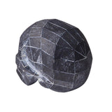 Maxbell Collectable Resin Skull Figurine Statue Halloween Party Ornaments Silver