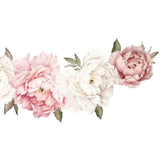 Maxbell Peony Flowers Wall Sticker Waterproof PVC