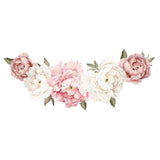 Maxbell Peony Flowers Wall Sticker Waterproof PVC
